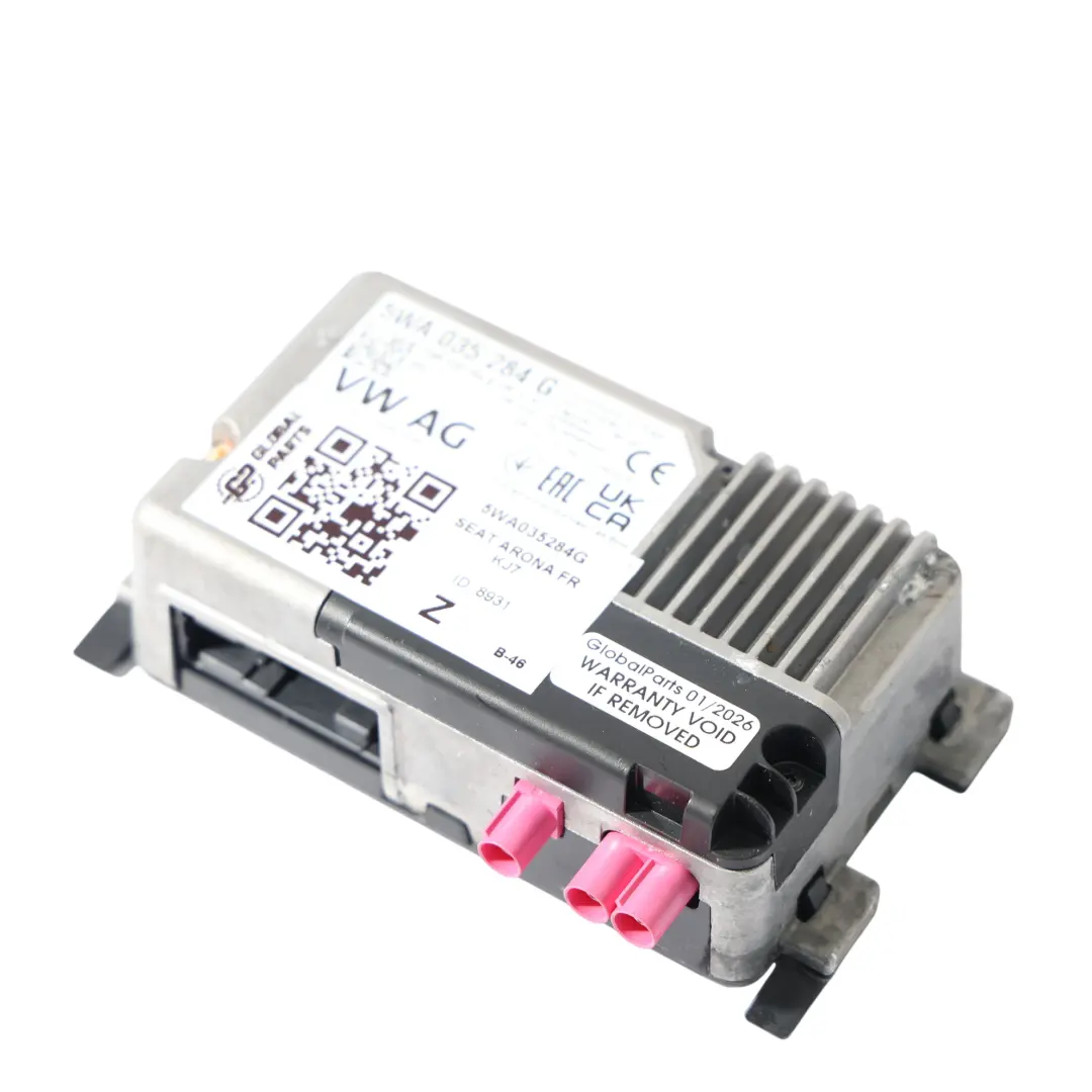 Unité Contrôle Connectivité Services Ligne D pour Seat Arona FR KJ7 à propos du numéro de pièce 5WA035284G Seat Arona FR KJ7 Unité Contrôle Connectivité Services Ligne D - SKU 5WA035284G - Numéro de pièce 5WA035284G