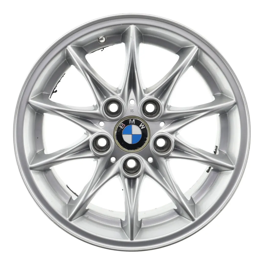 Jante Alliage Argent 16" À Rayons Étoilés 104 ET:47 7J pour BMW Z4 E85 à propos du numéro de pièce 6758189 BMW Z4 E85 Jante Alliage Argent 16" À Rayons Étoilés 104 ET:47 7J - SKU 6758189-1 - Numéro de pièce 6758189