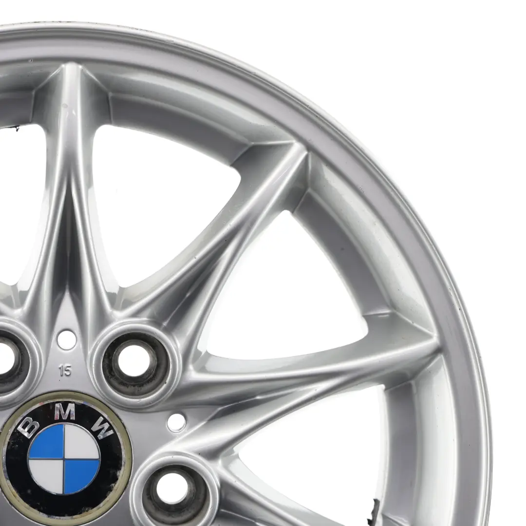BMW Z4 E85 Srebrna Felga Aluminiowa 16" ET:47 7J Styling 104 - SKU 6758189-1 - Numer Części 6758189