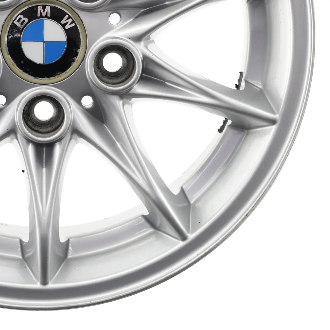 BMW Z4 E85 Srebrna Felga Aluminiowa 16" ET:47 7J Styling 104 - SKU 6758189-1 - Numer Części 6758189