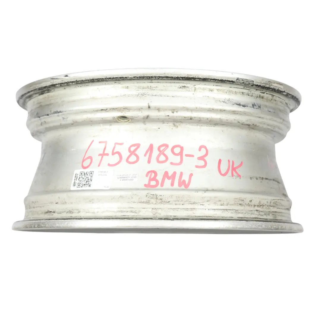 Alloy Wheel Rim 16" Star Spoke 104 ET:47 7J to BMW Z4 Series E85 Silver with Part number 6758189 BMW Z4 Series E85 Silver Alloy Wheel Rim 16" Star Spoke 104 ET:47 7J - SKU 6758189-3 - Part number 6758189