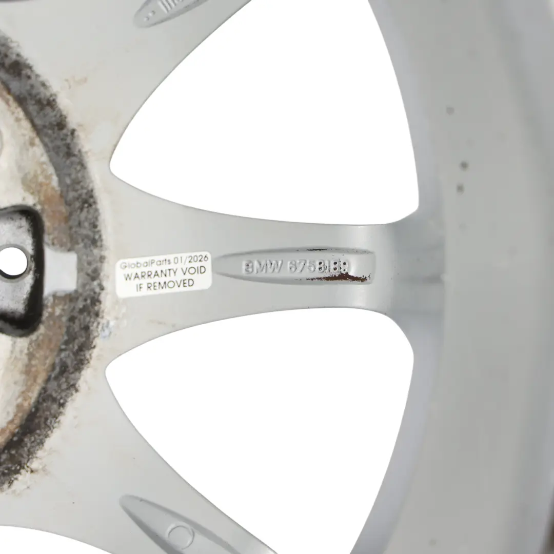 BMW Z4 Series E85 Silver Alloy Wheel Rim 16" Star Spoke 104 ET:47 7J - SKU 6758189-3 - Part number 6758189