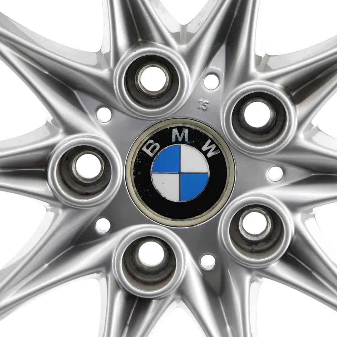 Alloy Wheel Rim 16" Star Spoke 104 ET:47 7J to BMW Z4 Series E85 Silver with Part number 6758189 BMW Z4 Series E85 Silver Alloy Wheel Rim 16" Star Spoke 104 ET:47 7J - SKU 6758189-3 - Part number 6758189