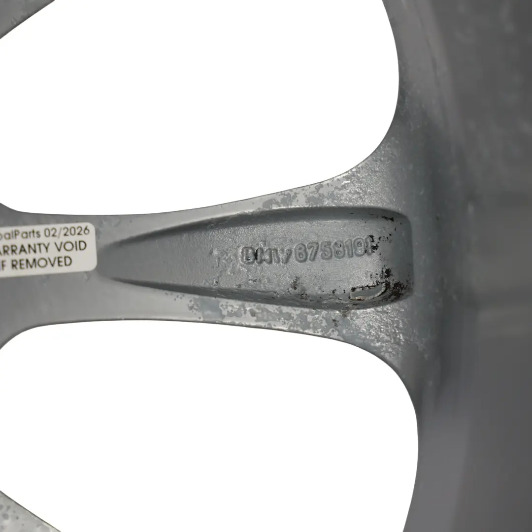  Cerchio BMW Z4 E85 Argento 17" 8J ET:47 Turbine Styling 106 - SKU 6758191-1 - Numero di parte 6758191