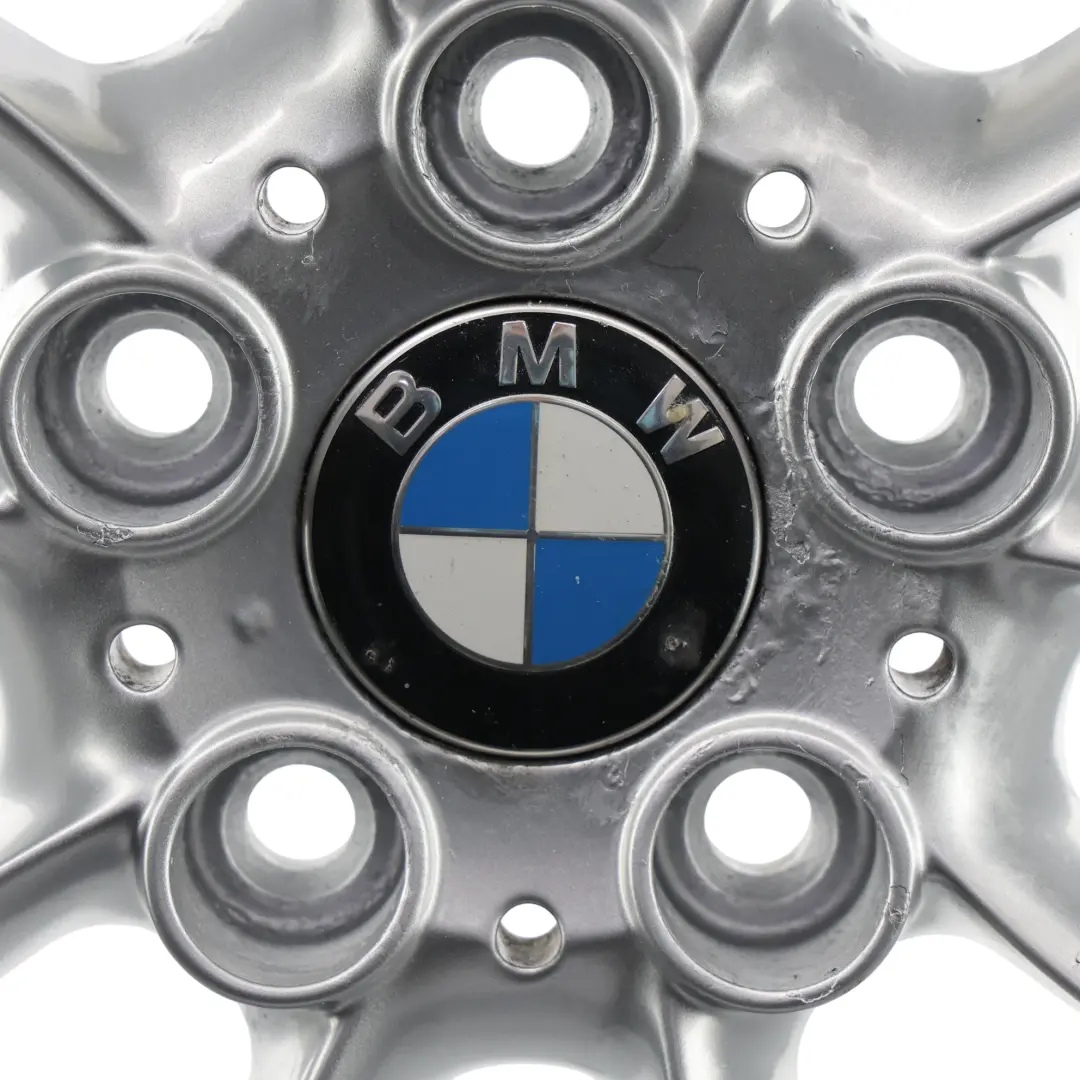 Rim 17" 8J ET:47 Turbine Styling 106 to BMW Z4 E85 Silver Wheel with Part number 6758191 BMW Z4 E85 Silver Wheel Rim 17" 8J ET:47 Turbine Styling 106 - SKU 6758191-1 - Part number 6758191