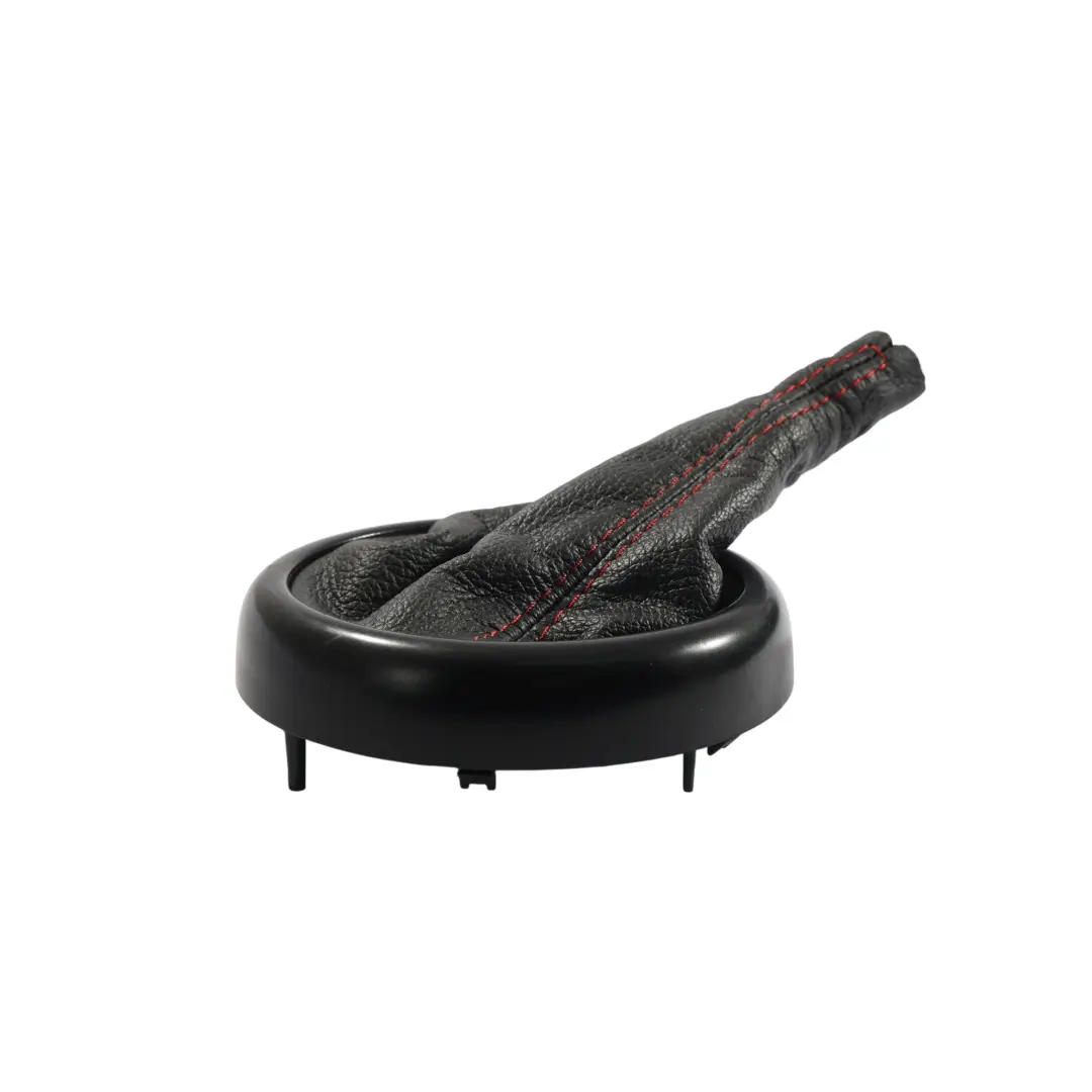 Mini R50 R52 R53 JCW Lenkrad Knauf Panel Leder Rot Gewinde Carbon Set - SKU 6762457-SET - Teilenummer 6762457