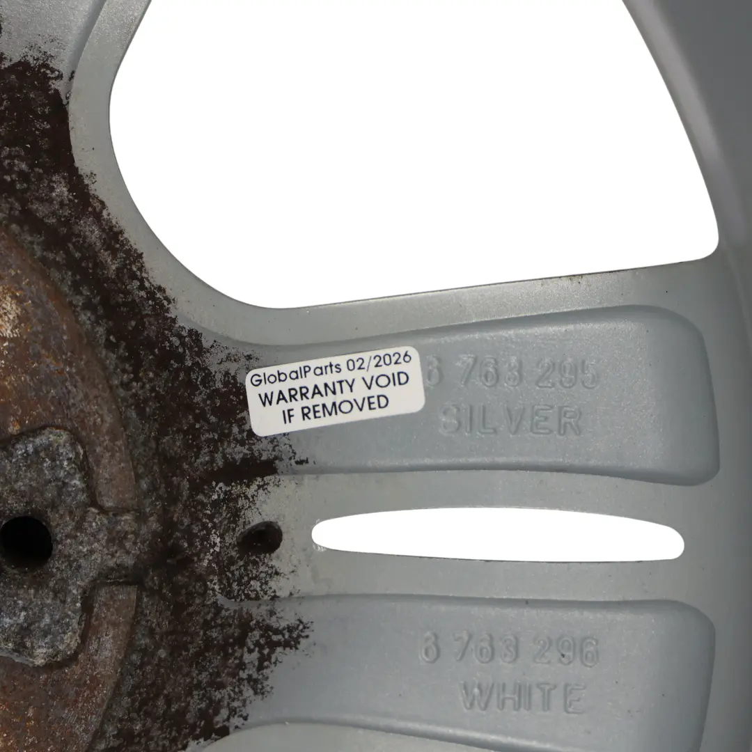 Silber Alu Felge 15" 5,5J ET:45 5 Star Rocket 93 für Mini Cooper One R50 mit Teilenummer 6763295 Mini Cooper One R50 Silber Alu Felge 15" 5,5J ET:45 5 Star Rocket 93 - SKU 6763295-1 - Teilenummer 6763295