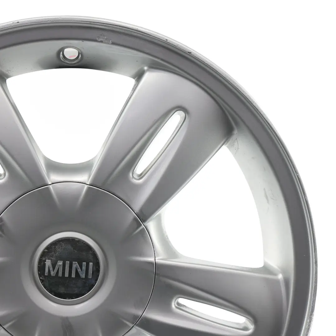 Mini Cooper One R50 Silver Llanta De aleacion 15" ET:45 5,5J 5 Star Rocket 93 - SKU 6763295-1 - Número de pieza 6763295