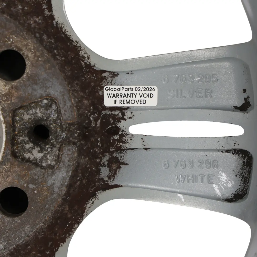 Mini One R50 R52 Llanta De aleacion plateada 15" 5,5J ET:45 5 Star Rocket 93 - SKU 6763295-3 - Número de pieza 6763295