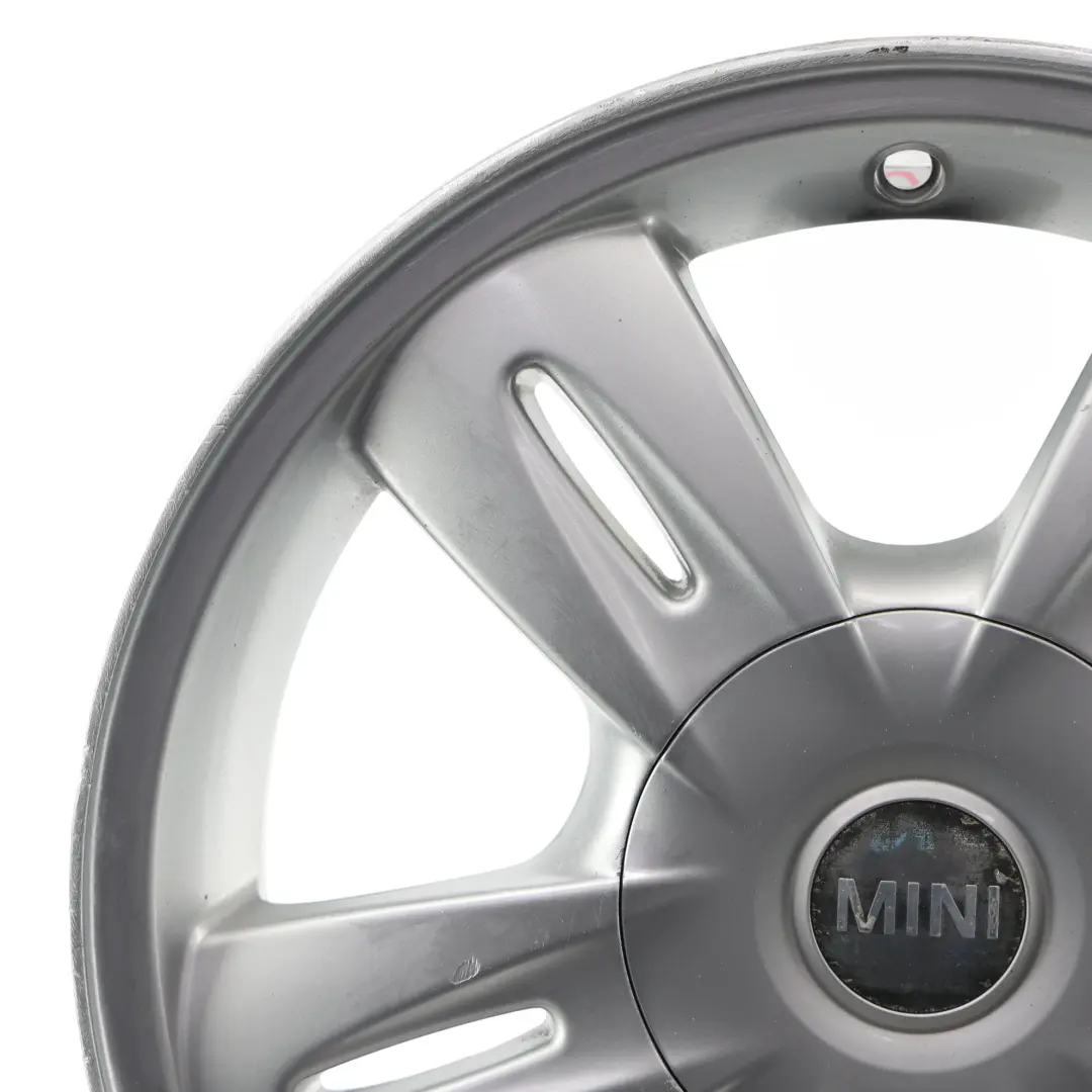 Mini R50 R52 Silberne Leichtmetallfelge 15" 5,5J ET:45 5 Star Rocket 93 - SKU 6763295-3 - Teilenummer 6763295