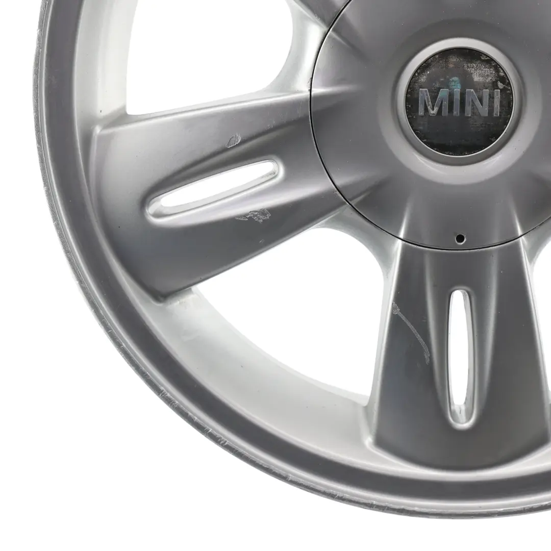 Argento Cerchio in lega 15" 5,5J ET:45 5 Star Rocket 93 per Mini Cooper One R50 R52 con numero di parte 6763295 Mini Cooper One R50 R52 Argento Cerchio in lega 15" 5,5J ET:45 5 Star Rocket 93 - SKU 6763295-3 - Numero di parte 6763295