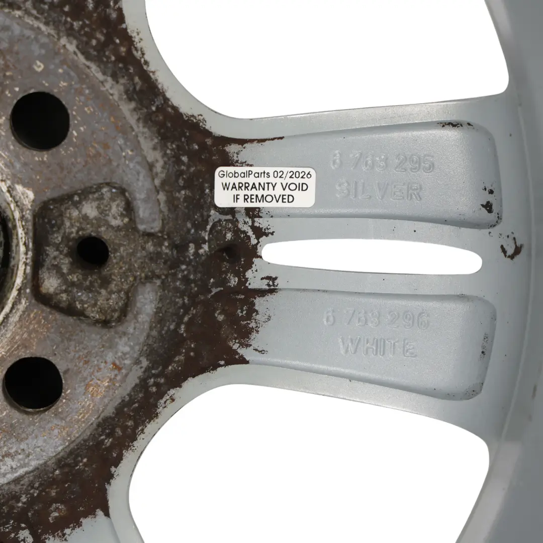 Mini One R50 R52 Silver Wheel Alloy Rim 15" 5,5J ET:45 Star Rocket 93 - SKU 6763295-5 - Part number 6763295