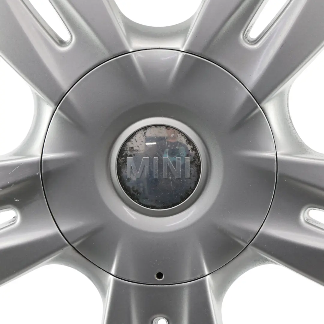 Alloy Rim 15" 5,5J ET:45 Star Rocket 93 to Mini One R50 R52 Silver Wheel with Part number 6763295 Mini One R50 R52 Silver Wheel Alloy Rim 15" 5,5J ET:45 Star Rocket 93 - SKU 6763295-5 - Part number 6763295