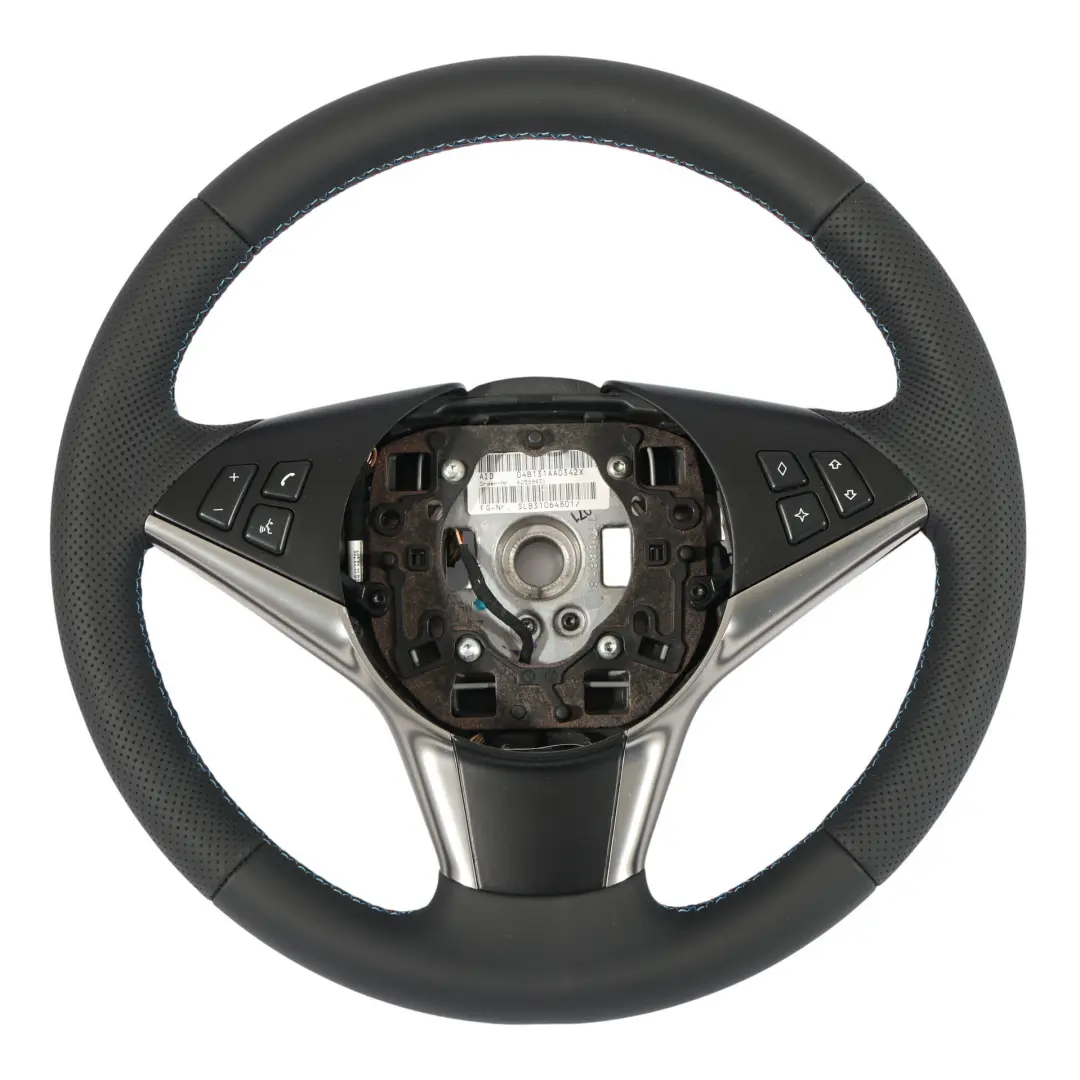 BMW E60 E61 E63 Volante Deportivo Cuero Negro M-tricolor - SKU 6763373-1 - Número de pieza 6763373
