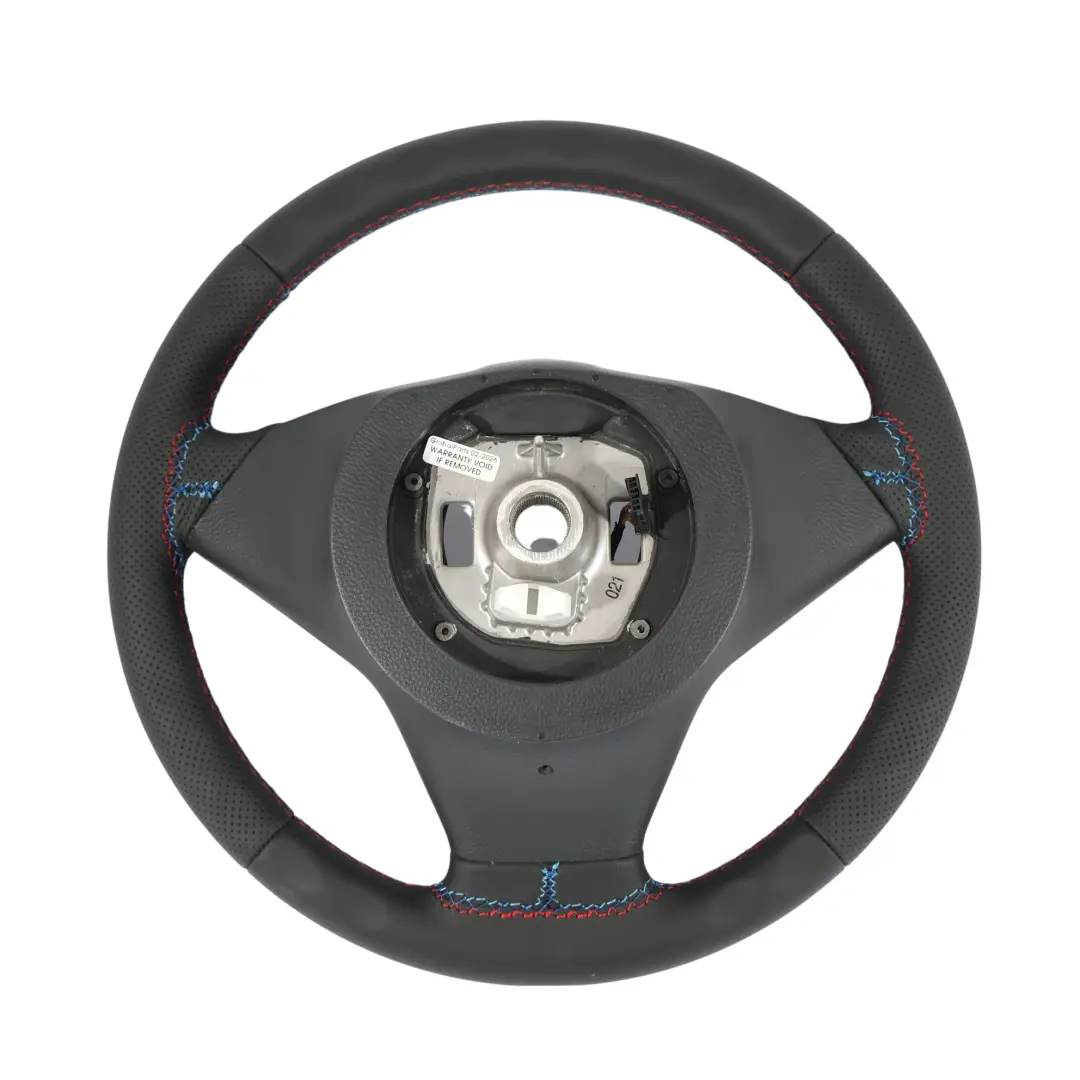 NEU Schwarz Leder Sport Lenkrad Sportlenkrad M-dreifarbige Fäden für BMW E60 E61 E63 mit Teilenummer 6763373 BMW E60 E61 E63 NEU Schwarz Leder Sport Lenkrad Sportlenkrad M-dreifarbige Fäden - SKU 6763373-1 - Teilenummer 6763373