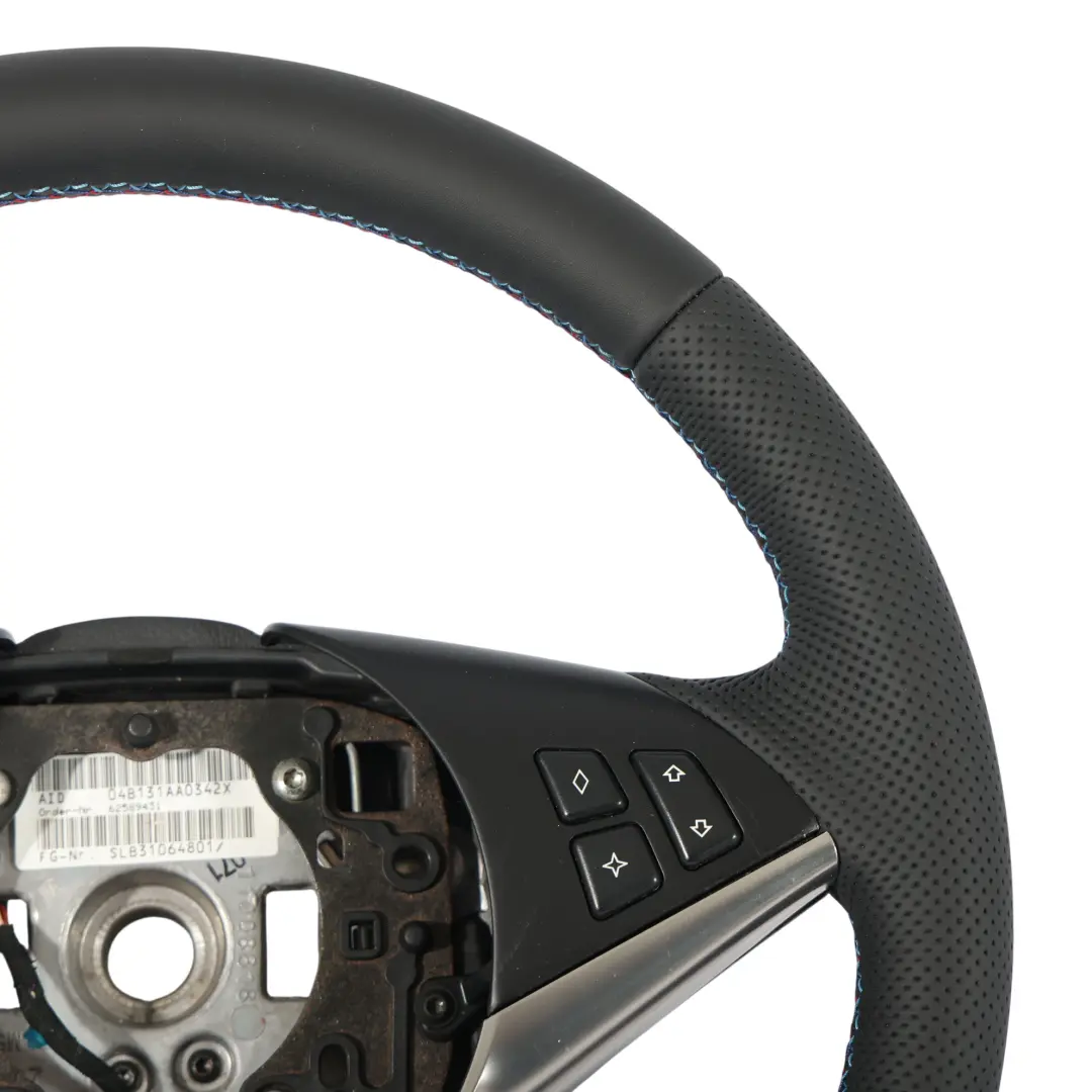 BMW E60 E61 E63 NOUVEAU Volant Sport en Cuir Noir M-tricolore - SKU 6763373-1 - Numéro de pièce 6763373