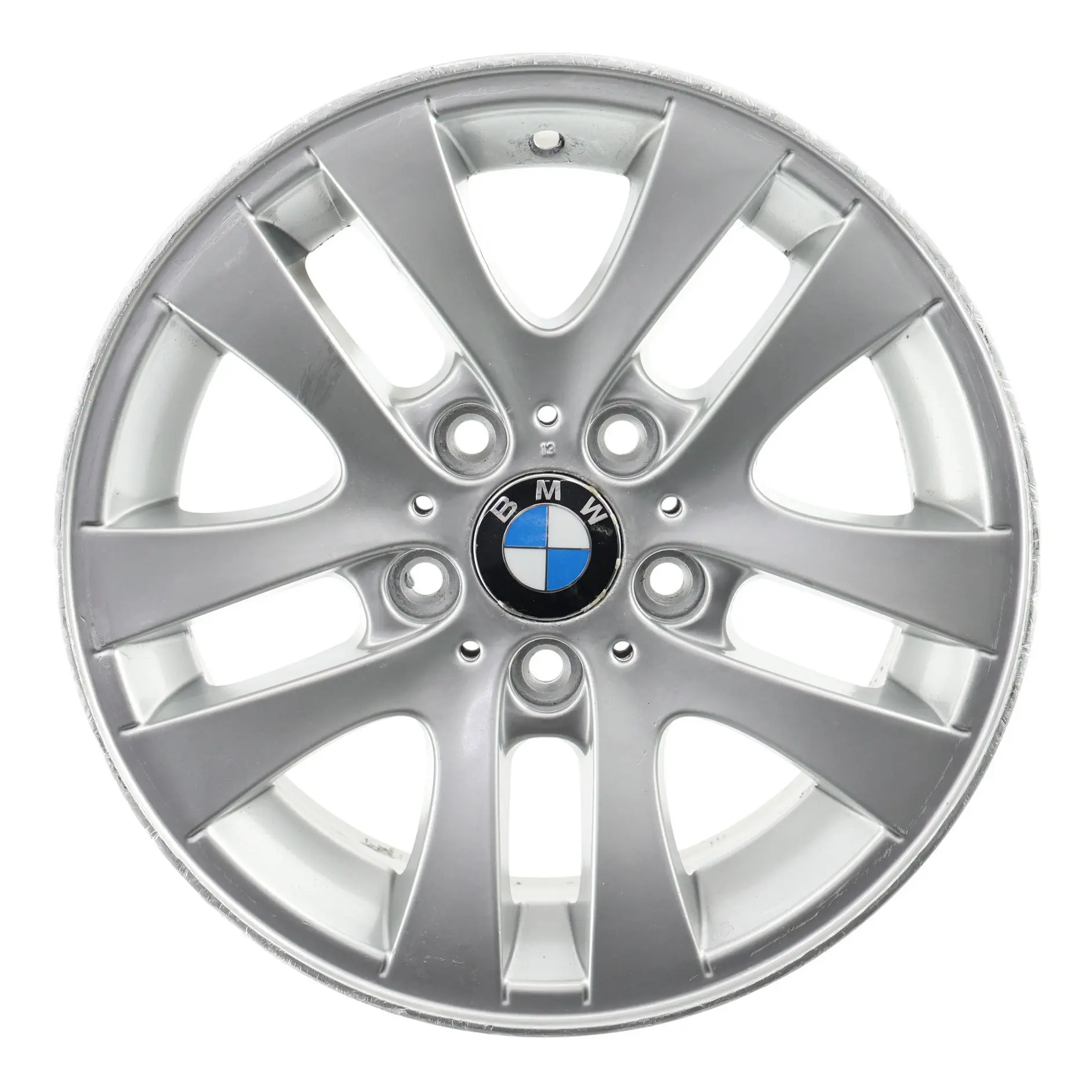 BMW 3 er E90 E91 Silber Alu Felge Alufelge 16" Doppelspeiche 156 7J ET:34