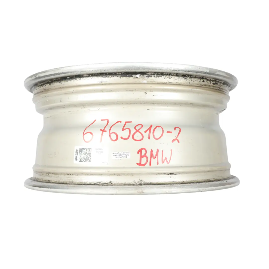 BMW E90 E91 Plata Aluminio Llanta de 16" Rayo Doble 156 7J ET:3 4 - SKU 6765810-2 - Número de pieza 6765810
