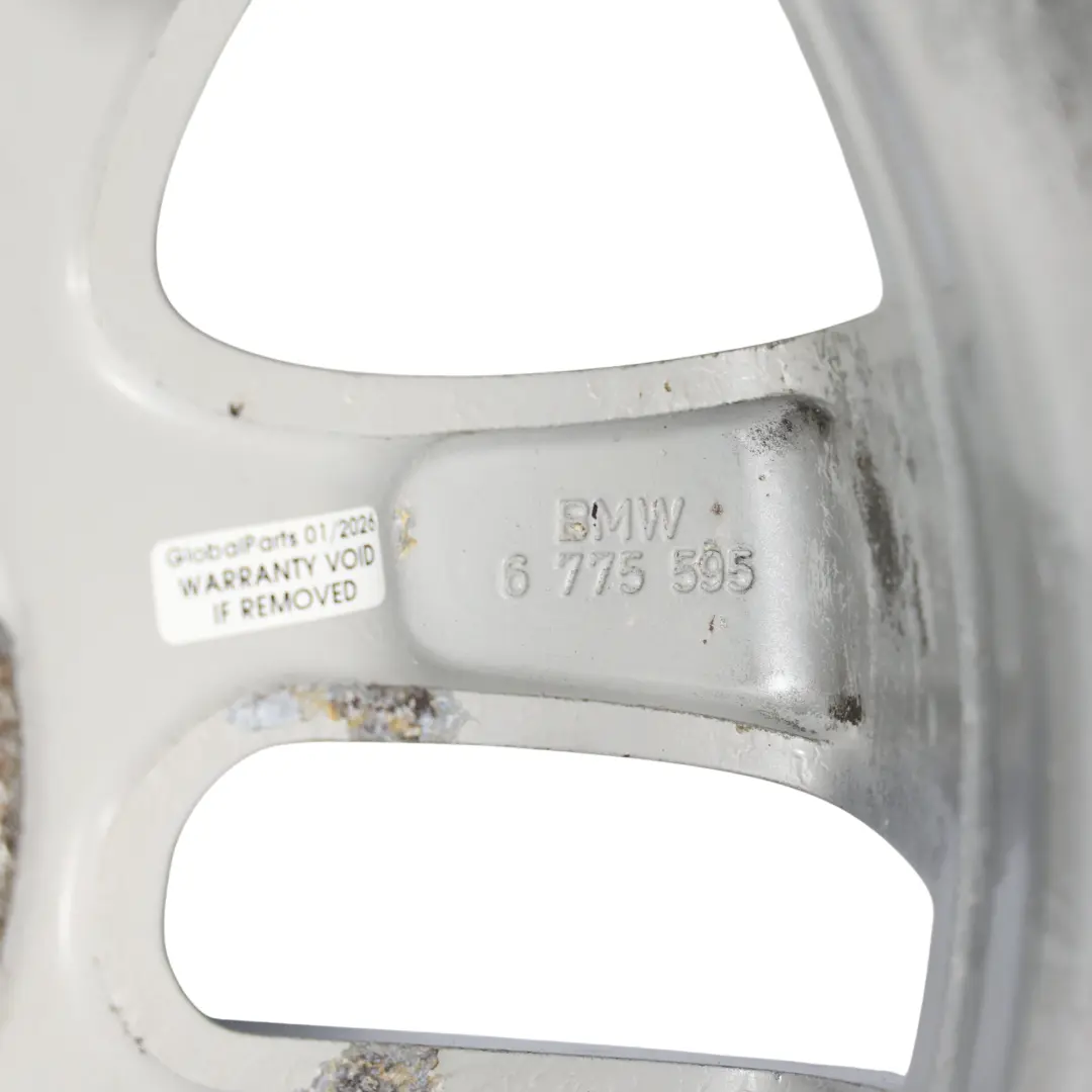 Plata Aluminio Llanta de 16" Rayo Doble 156 7J ET:3 4 para BMW E90 E91 con número de pieza 6765810 BMW E90 E91 Plata Aluminio Llanta de 16" Rayo Doble 156 7J ET:3 4 - SKU 6765810-2 - Número de pieza 6765810