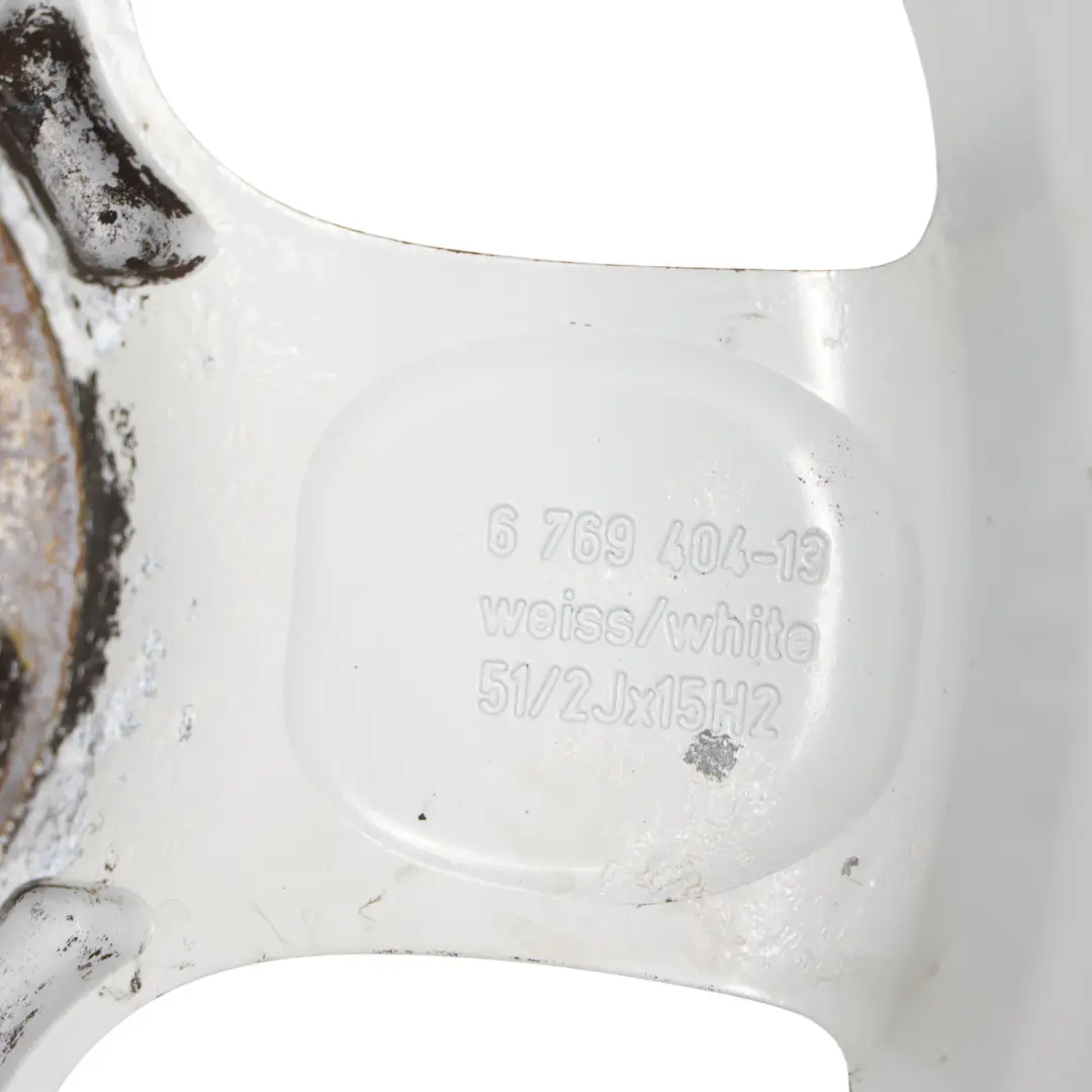 Mini Cooper One R50 R55 R56 Silver Wheel Alloy Rim 15" 5-Start Spooler 100 - SKU 6768498-1 - Part number 6768498