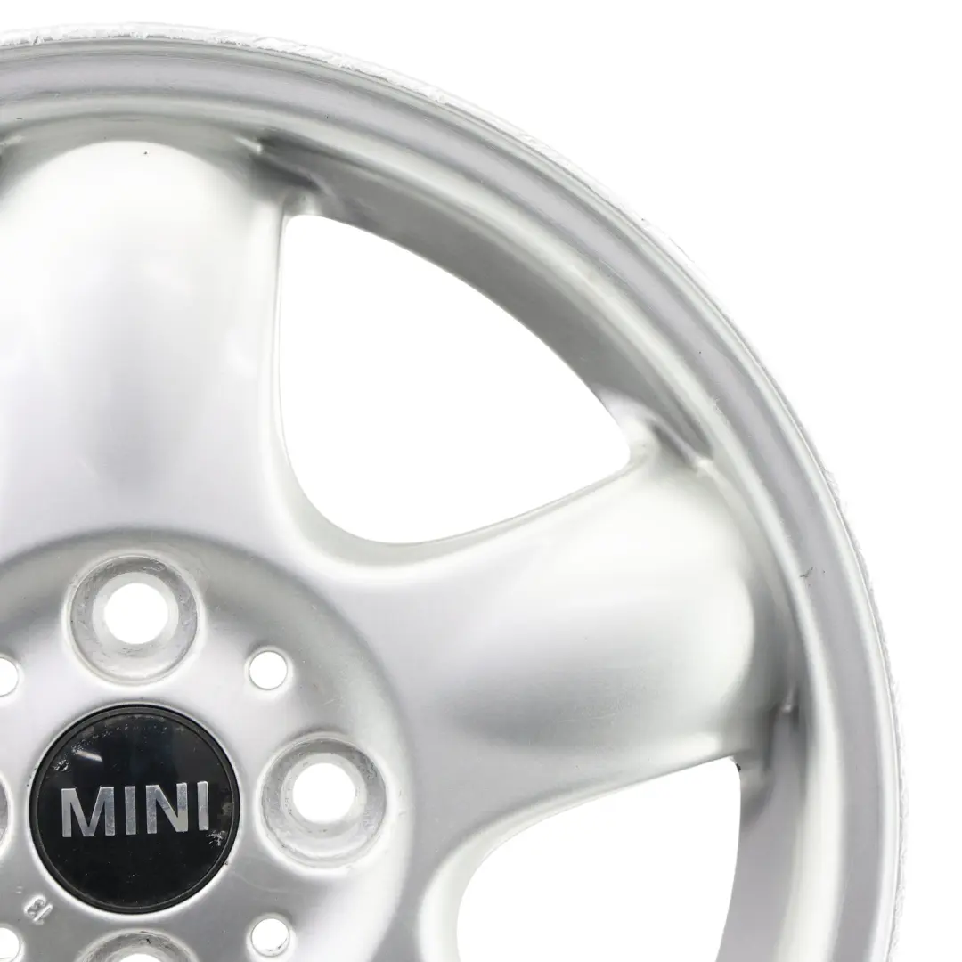 Llanta De Aleacion Plateada 15 "5-Start Spooler 100 para Mini Cooper One R50 R55 R56 con número de pieza 6768498 Mini Cooper One R50 R55 R56 Llanta De Aleacion Plateada 15 "5-Start Spooler 100 - SKU 6768498-1 - Número de pieza 6768498