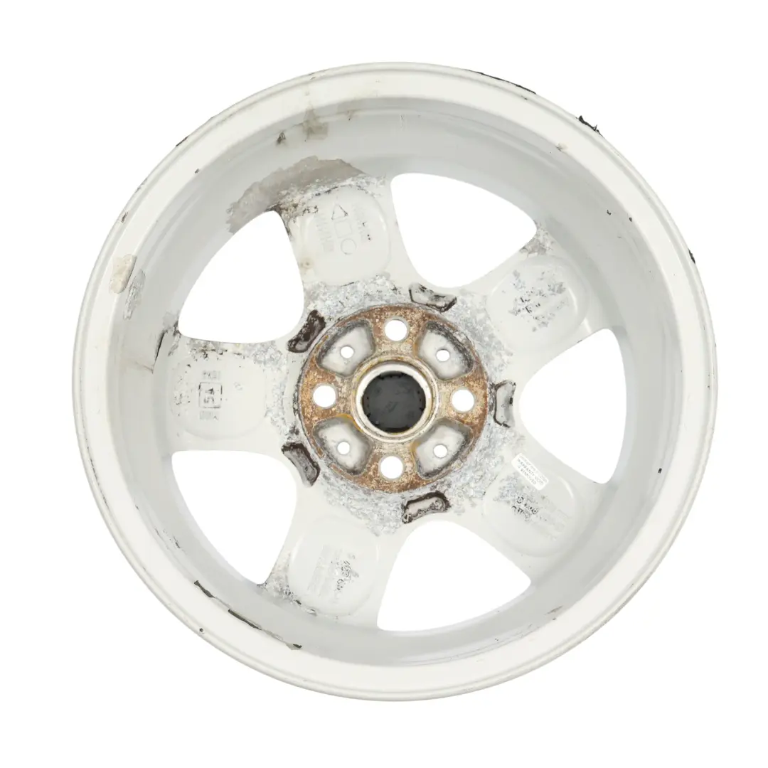 Llanta Aleación Plateada 15" 5,5J 5-Start Spooler 100 para Mini One R55 R56 con número de pieza 6768498 Mini One R55 R56 Llanta Aleación Plateada 15" 5,5J 5-Start Spooler 100 - SKU 6768498-2 - Número de pieza 6768498