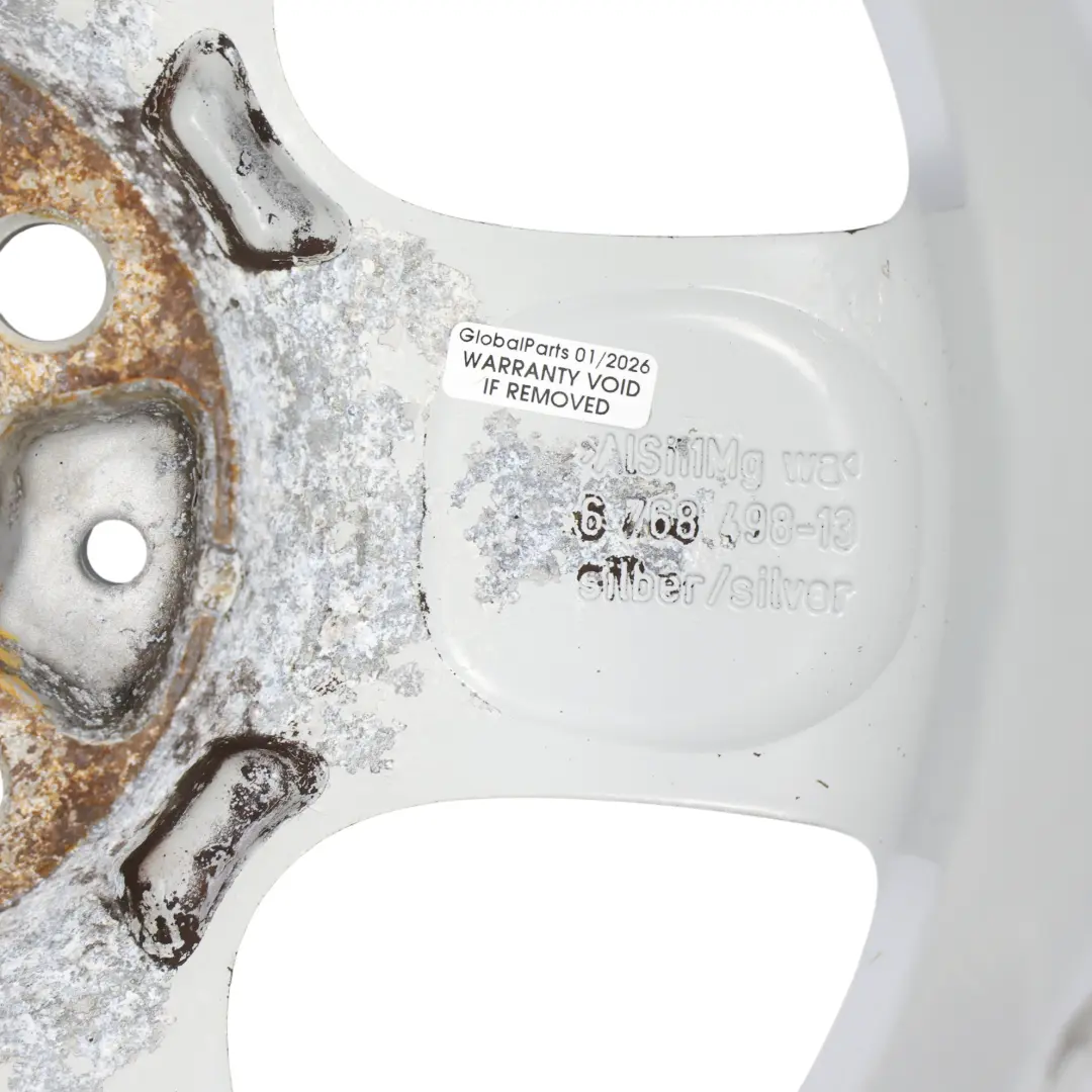 Cerchi In Lega Mini One R50 R55 R56 Argento 15" 5,5J 5-Start Spooler 100 per con numero di parte 6768498 Cerchi In Lega Mini One R50 R55 R56 Argento 15" 5,5J 5-Start Spooler 100 - SKU 6768498-2 - Numero di parte 6768498