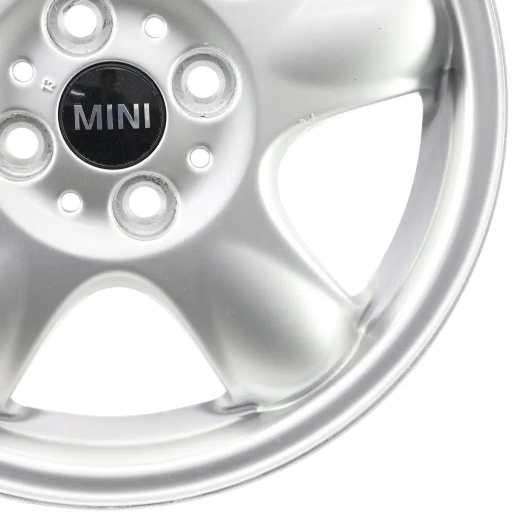 Mini One R55 R56 Llanta Aleación Plateada 15" 5,5J 5-Start Spooler 100 - SKU 6768498-2 - Número de pieza 6768498
