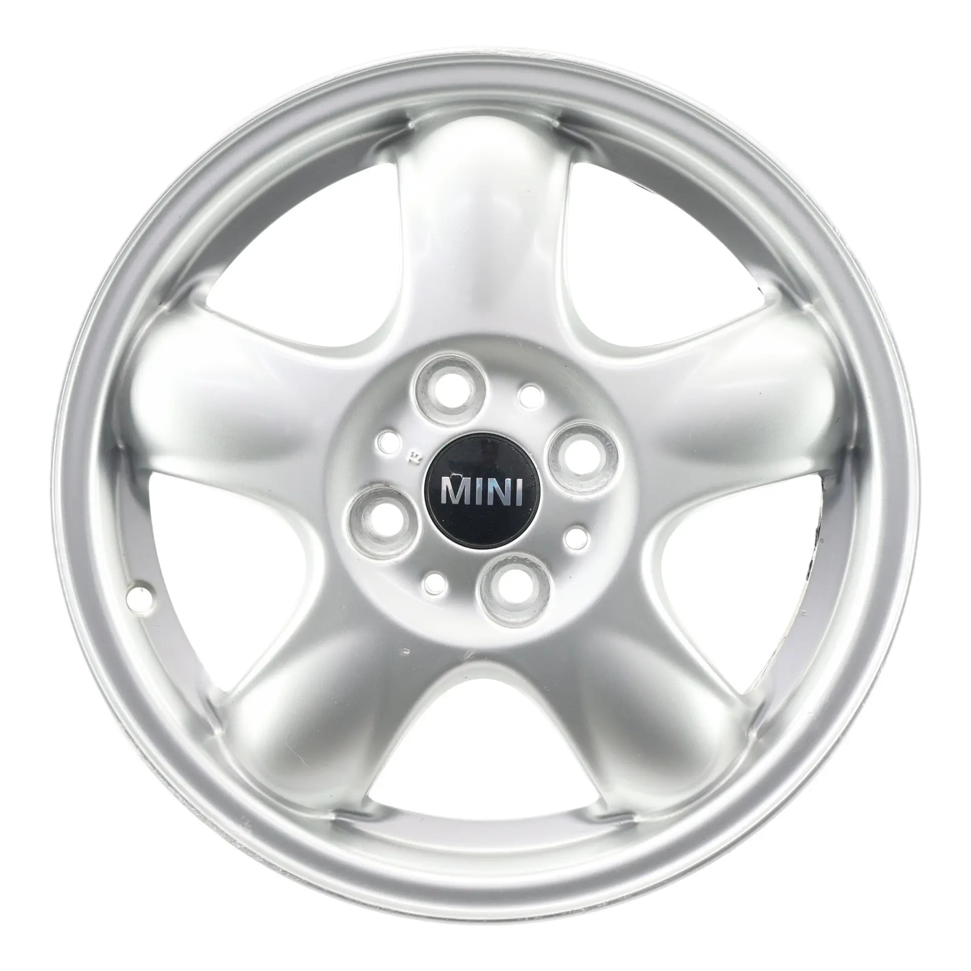 Mini Cooper One R50 R55 R56 Silver Wheel Alloy Rim 15" 5,5J 5-Start Spooler 100