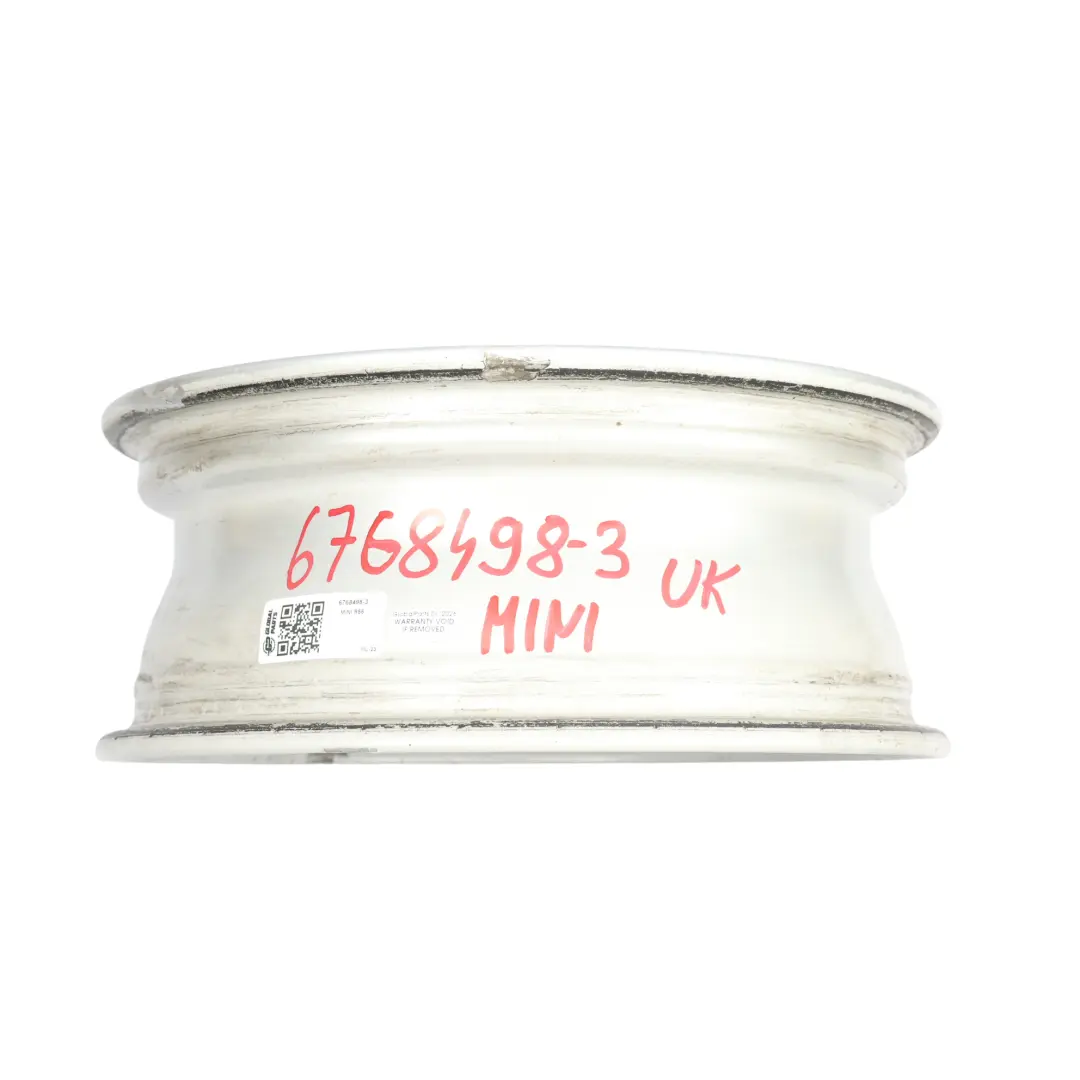 Mini Cooper One R50 R55 R56 Silver Wheel Alloy Rim 15" 5,5J 5-Start Spooler 100 - SKU 6768498-3 - Part number 6768498