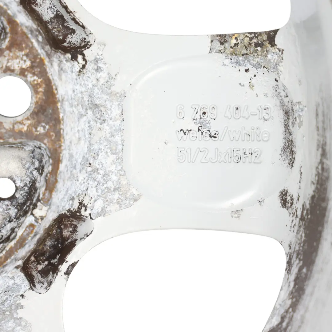 Mini Cooper One R50 R55 R56 Silver Wheel Alloy Rim 15" 5,5J 5-Start Spooler 100 - SKU 6768498-3 - Part number 6768498