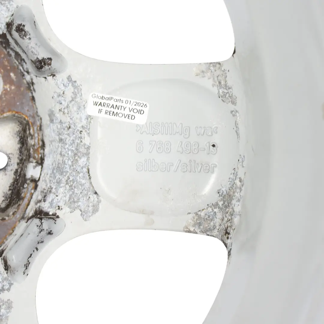 Mini Cooper One R50 R56 Silver Wheel Alloy Rim 15" 5-Start Spooler 100 - SKU 6768498-4 - Part number 6768498