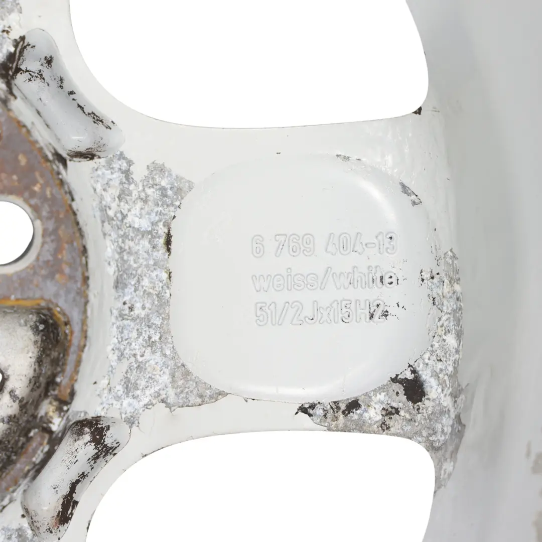 Mini Cooper One R50 R56 Silver Wheel Alloy Rim 15" 5-Start Spooler 100 - SKU 6768498-4 - Part number 6768498