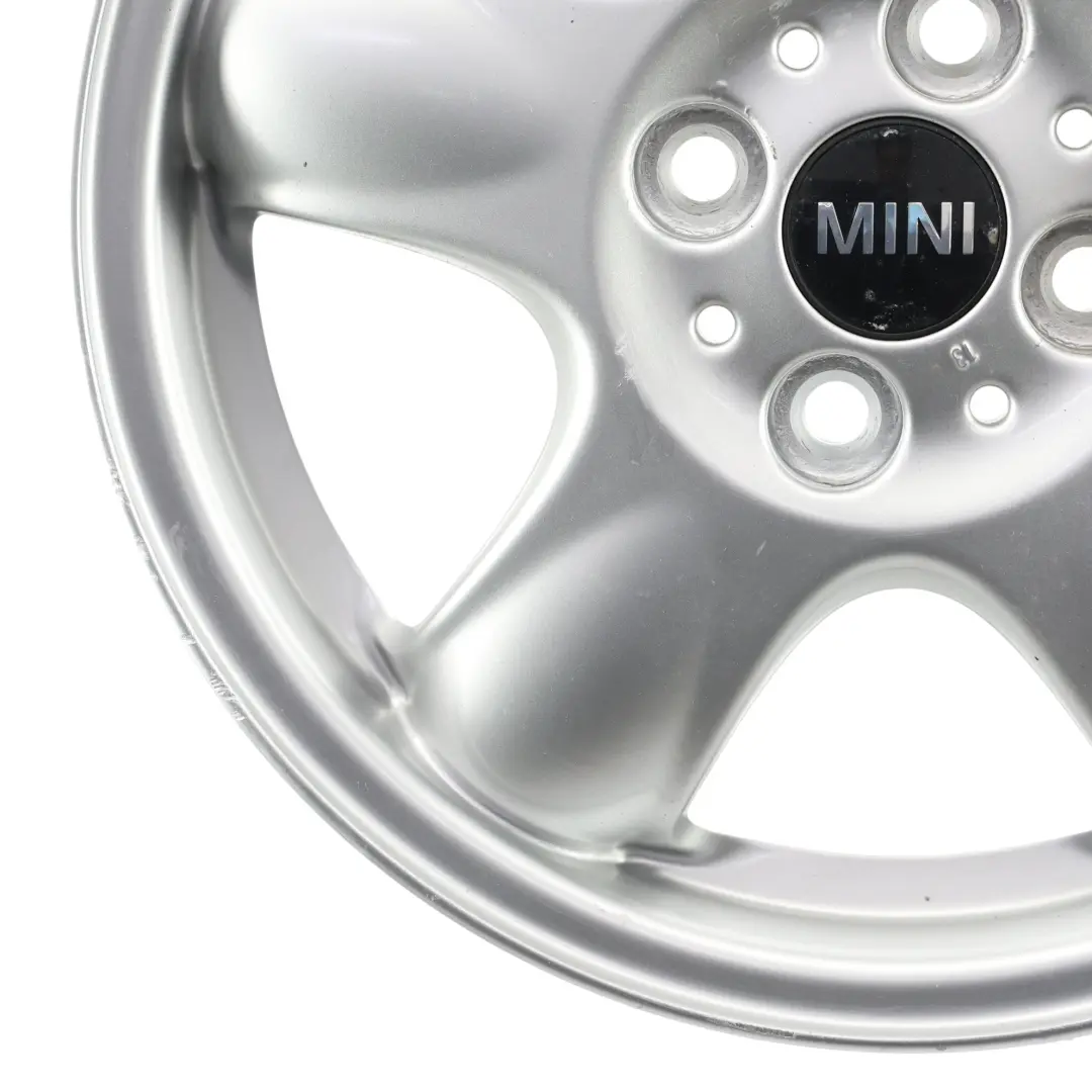 Mini Cooper One R50 R56 Silver Wheel Alloy Rim 15" 5-Start Spooler 100 - SKU 6768498-4 - Part number 6768498