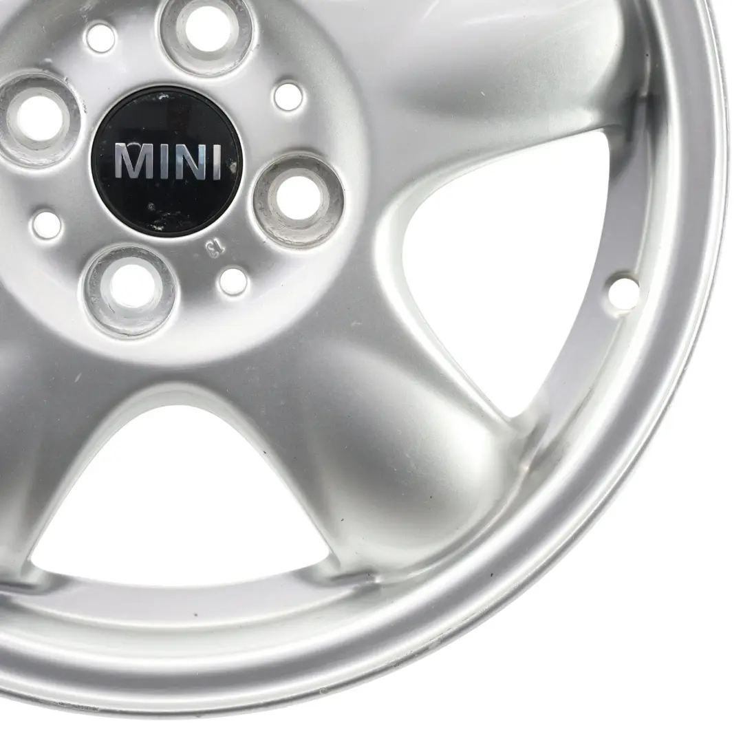 Mini Cooper One R50 R56 Silver Wheel Alloy Rim 15" 5-Start Spooler 100 - SKU 6768498-4 - Part number 6768498