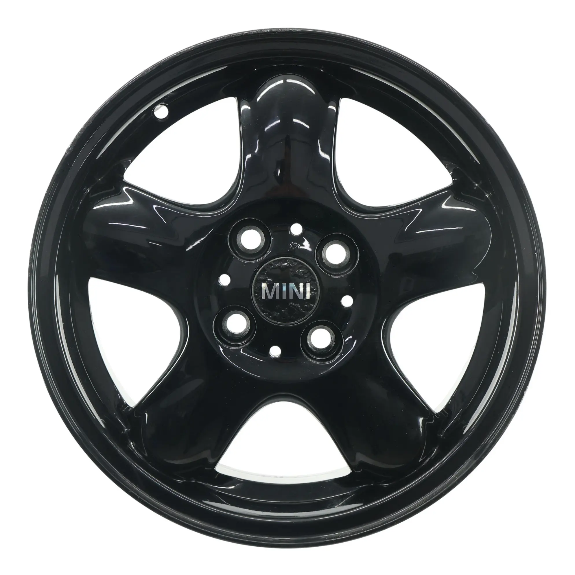Mini Cooper R50 R56 Felgen Alufelge Schwarz 15" 5 Star Spooler 100 6768498