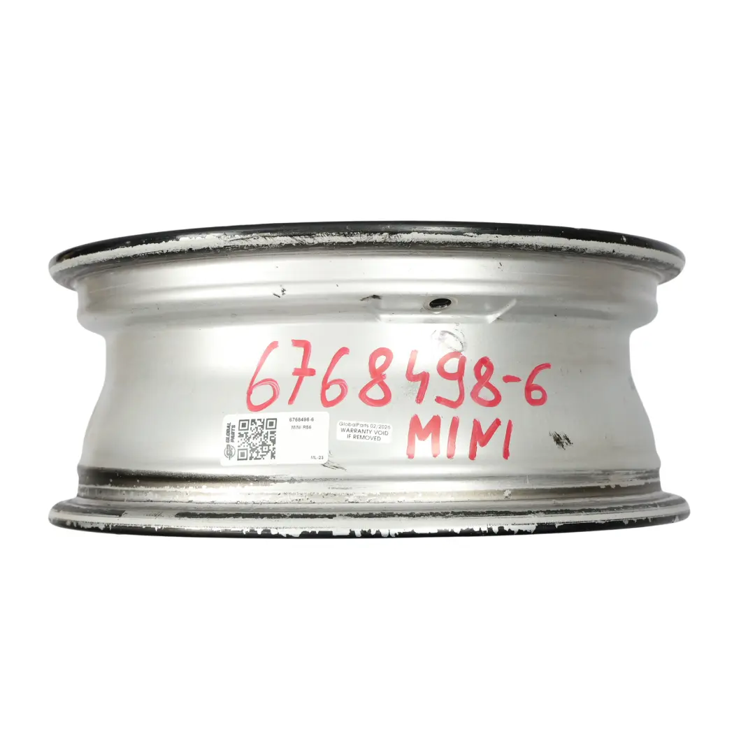 Alloy Rim 15" 5-Start Spooler 100 to Mini Cooper One R50 R55 R56 Black Wheel with Part number 6768498 Mini Cooper One R50 R55 R56 Black Wheel Alloy Rim 15" 5-Start Spooler 100 - SKU 6768498-6 - Part number 6768498