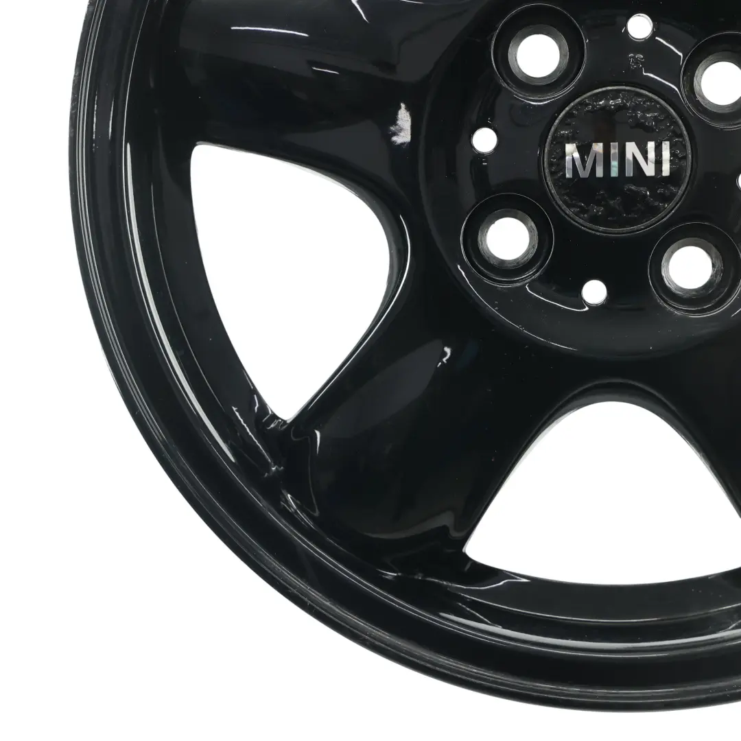 Mini Cooper R50 R56 Felgen Alufelge Schwarz 15" 5 Star Spooler 100 - SKU 6768498-6 - Teilenummer 6768498