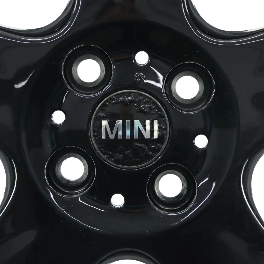 Cerchio in Lega Nero 15" 5-Start Spooler 100 per Mini Cooper One R50 R55 R56 con numero di parte 6768498 Mini Cooper One R50 R55 R56 Cerchio in Lega Nero 15" 5-Start Spooler 100 - SKU 6768498-6 - Numero di parte 6768498