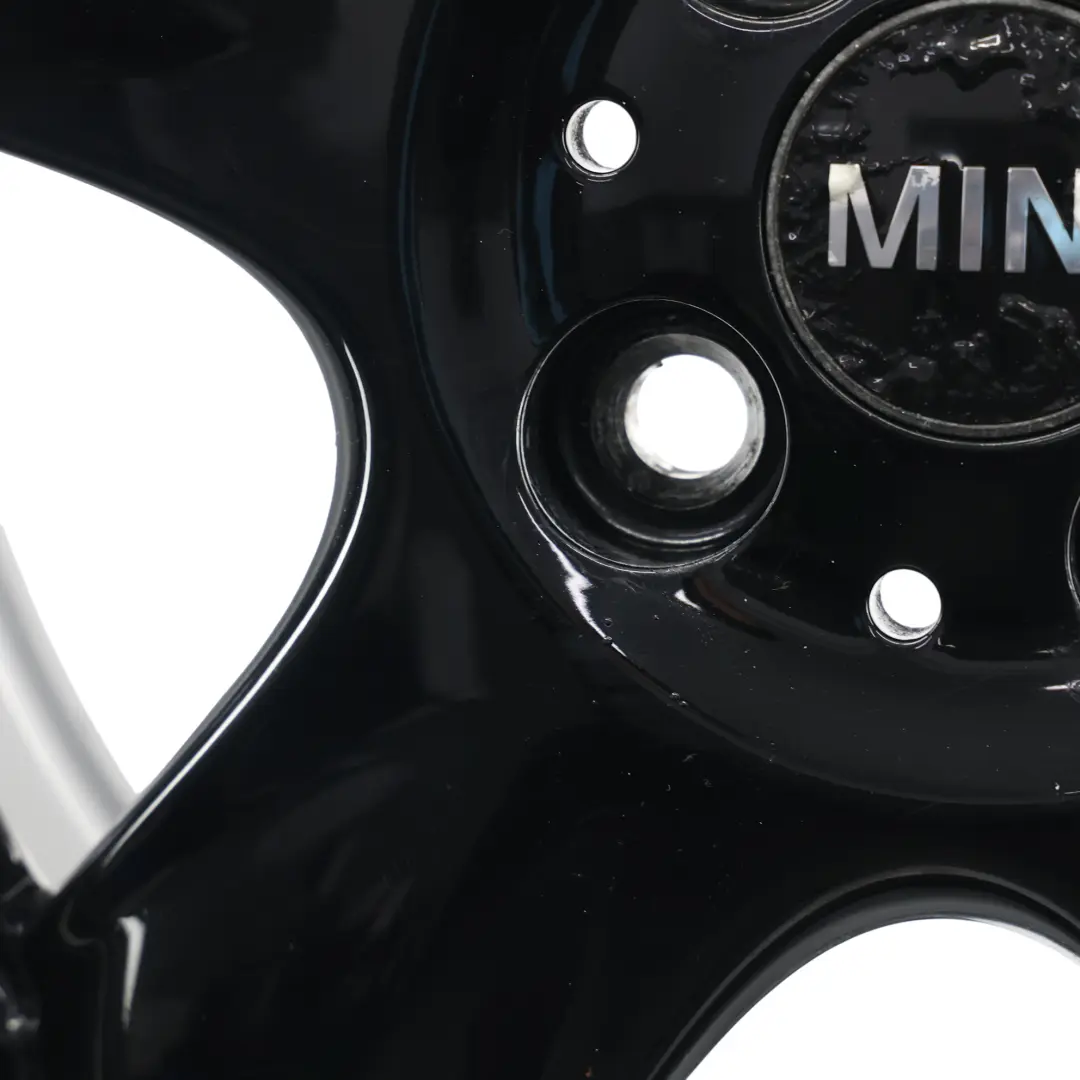 Mini Cooper One R50 R55 R56 Jante Alliage Noir 15" 5-Start Spooler 100 - SKU 6768498-6 - Numéro de pièce 6768498