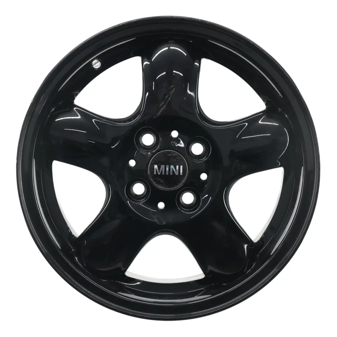 Mini Cooper R50 R56 Felgen Alufelge Schwarz 15" 5 Star Spooler 100 - SKU 6768498-9 - Teilenummer 6768498