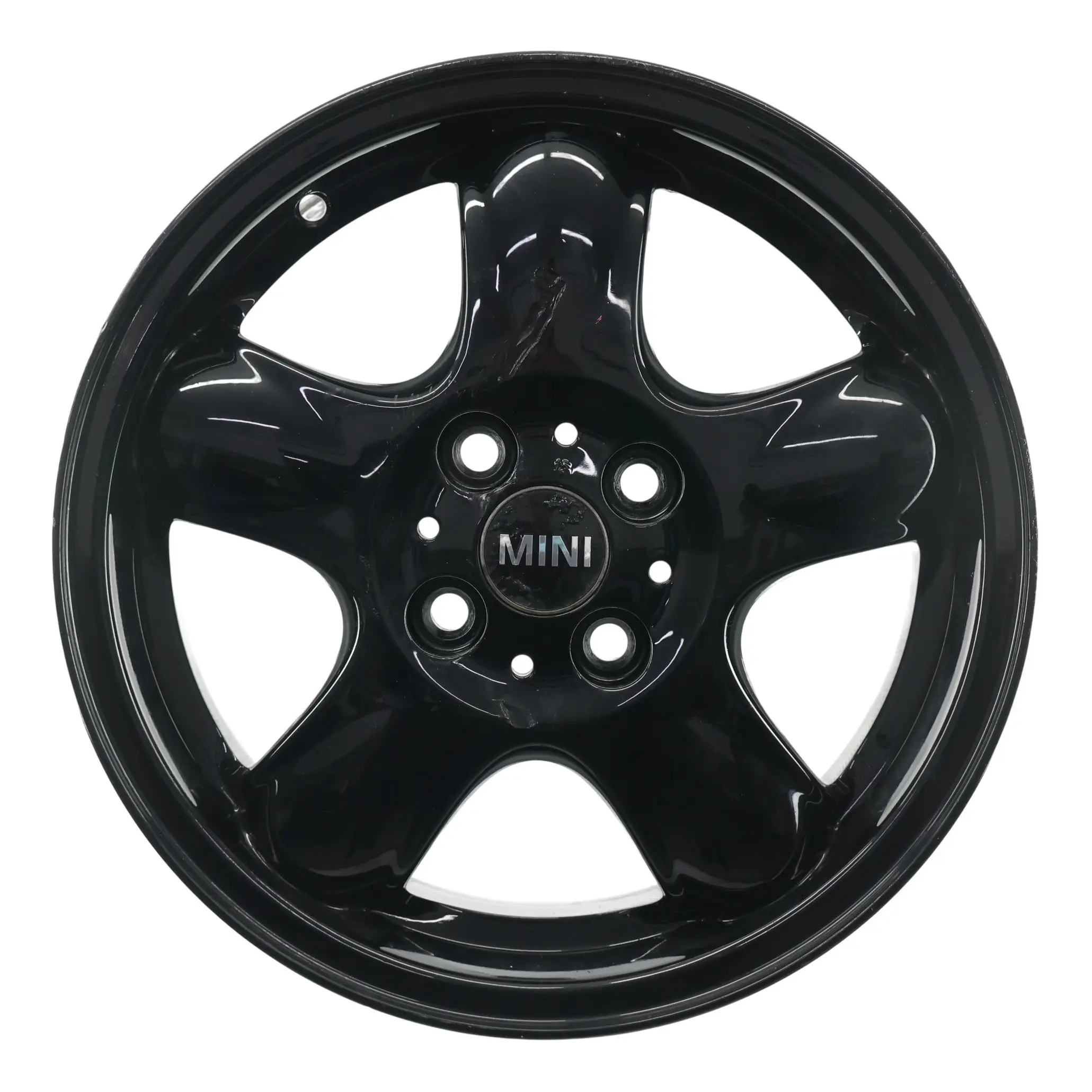 Mini Cooper R50 R56 Felgen Alufelge Schwarz 15" 5 Star Spooler 100 6768498