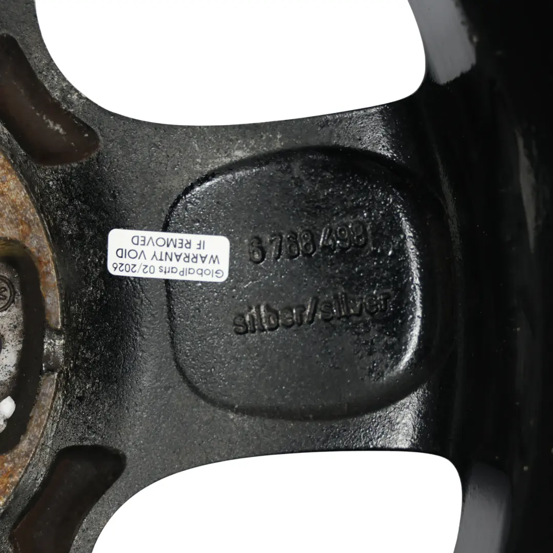 Mini Cooper R50 R56 Felgen Alufelge Schwarz 15" 5 Star Spooler 100 - SKU 6768498-9 - Teilenummer 6768498