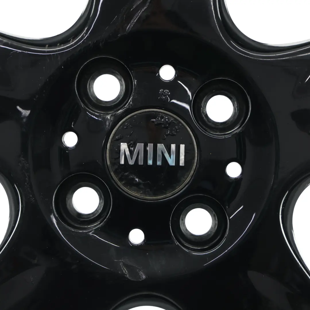 Jante alliage noire 15" 5-Start Spooler 100 pour Mini Cooper One R50 R55 R56 à propos du numéro de pièce 6768498 Mini Cooper One R50 R55 R56 Jante alliage noire 15" 5-Start Spooler 100 - SKU 6768498-9 - Numéro de pièce 6768498