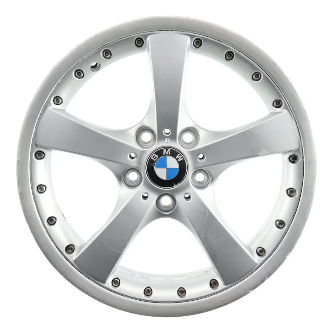 BMW E81 E87 Llanta Delantera Aleación Plateada 18" 7.5J ET47 Styling 179 - SKU 6768560-1 - Número de pieza 6768560