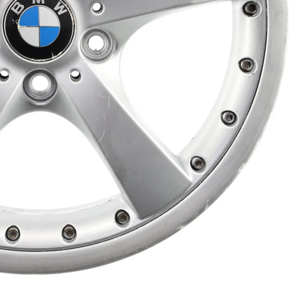 BMW E81 E87 Cerchio Lega Anteriore Argento 18" 7.5J ET:47 Styling 179 - SKU 6768560-1 - Numero di parte 6768560