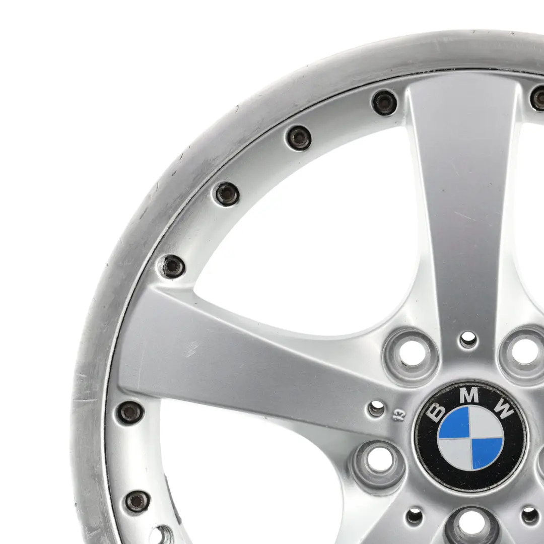 BMW E81 E87 Llanta Delantera Aleación Plateada 18" 7.5J ET47 Styling 179 - SKU 6768560-2 - Número de pieza 6768560