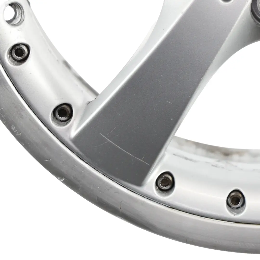 Front Silver Wheel Alloy Rim 18" 7.5J ET:47 Styling 179 to BMW E81 E87 with Part number 6768560 BMW E81 E87 Front Silver Wheel Alloy Rim 18" 7.5J ET:47 Styling 179 - SKU 6768560-2 - Part number 6768560