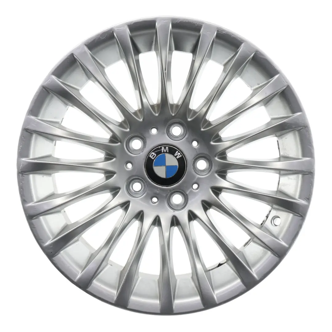 Alloy Wheel Rim 17" ET:34 8J Spider Spoke 187 to BMW E90 E91 Silver with Part number 6768969 BMW E90 E91 Silver Alloy Wheel Rim 17" ET:34 8J Spider Spoke 187 - SKU 6768969-1 - Part number 6768969