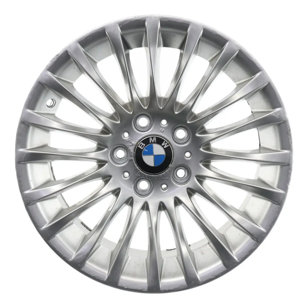 BMW E90 E91 Cerchio in lega argento 17" ET:34 8J Spider Spoke 187 - SKU 6768969-2 - Numero di parte 6768969